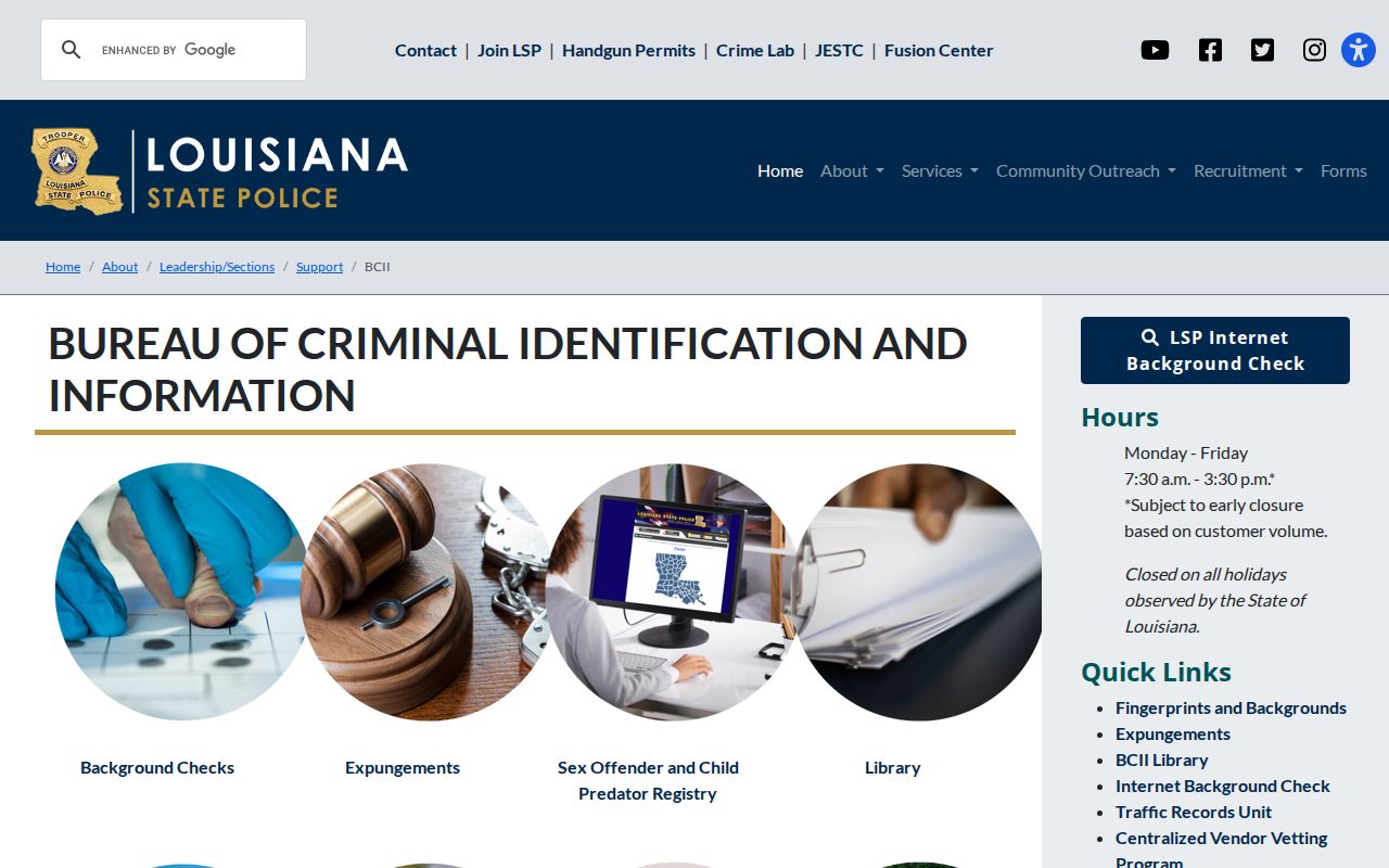 St. Martin Parish criminal history Louisiana Right to Review